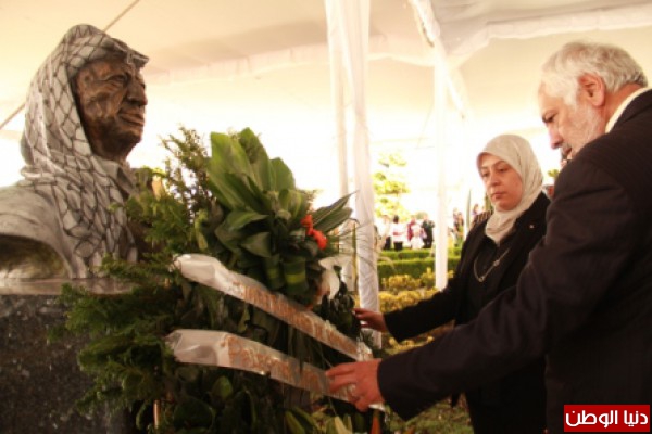 مجسم للشهيد ياسر عرفات في المكسيك .. صور