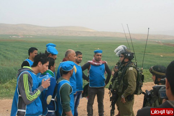 متضامنون فلسطينيون في الأغوار يطالبون بنشر قوات دوليه