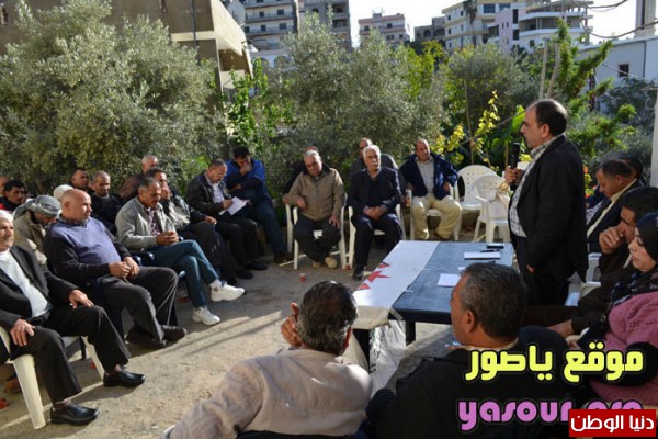 ندوة سياسية لجبهة التحرير الفلسطينية في مخيم الشبريحا ـ صور