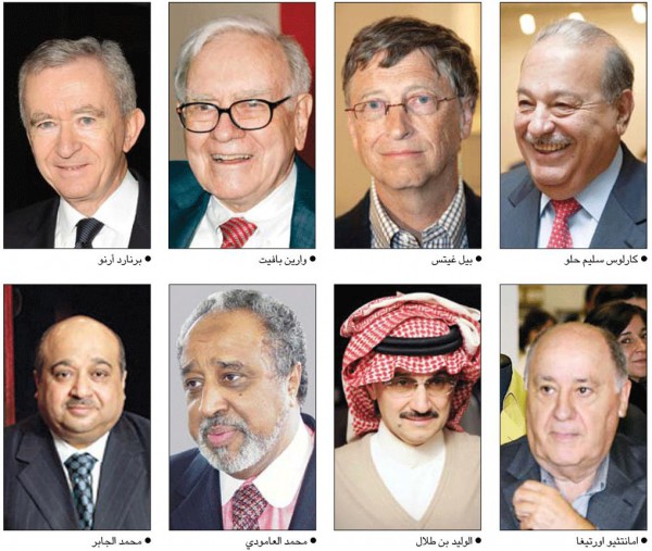 فوربس" الشرق الأوسط" تكشف النقاب عن قائمة الأثرياء العرب