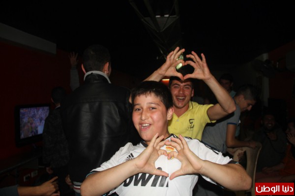 فرحة مدريدية في قطاع غزة بعد الحصول على كأس الملك