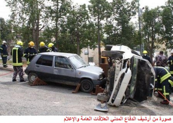 ثلاث إصابات في حادث تصادم لثلاثة مركبات شمال رام الله