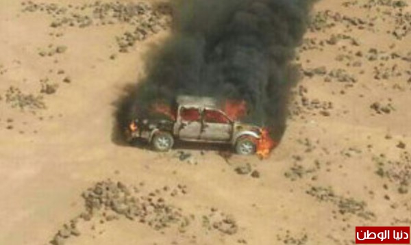 دبكا: قاعدة عسكرية سرية في الصحراء الاردنية كانت هدفا لقافلة المركبات التي قصفها الطيران الاردني.. صور