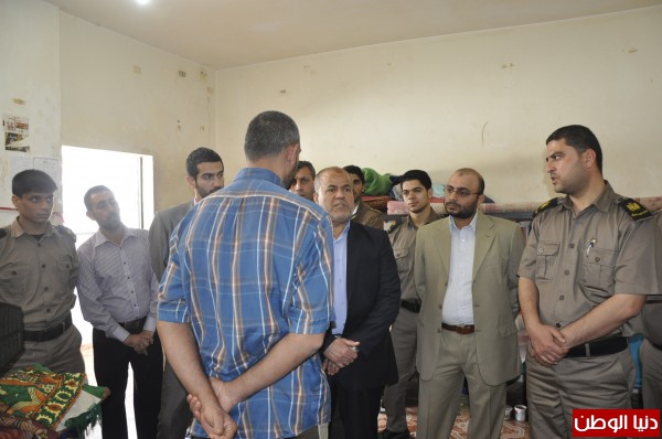لجنة التفتيش على السجون بوزارة العدل تزور مركز " أبو عبيدة " للإصلاح والتأهيل في شمال غزة