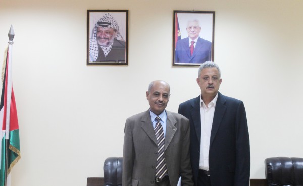 المهندس عبد الحميد الديك يتسلم مهامه نائبا لمحافظ سلفيت