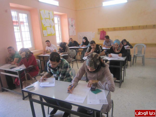 تربية سلفيت تعقد امتحان الوظائف التعليمية