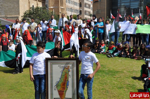 في الذكرى الــ66 للنكبة شاهد والغوث الإنساني تقيمان نشاطاً للأطفال أمام بيت الأمم المتحدة