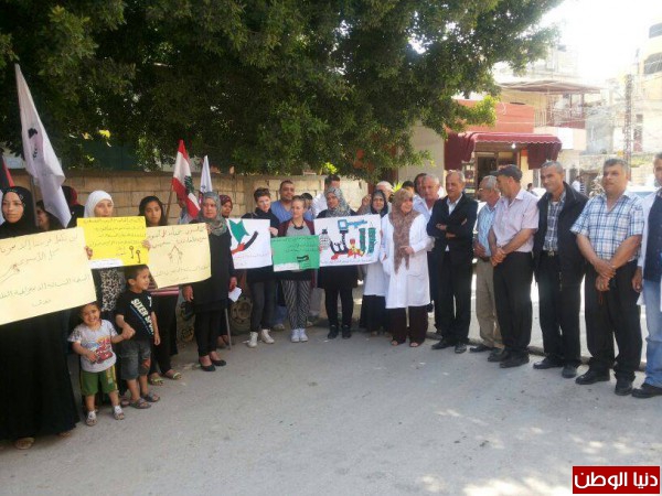 اعتصام للنسائية الديمقراطية في الرشيدية بذكرى النكبة