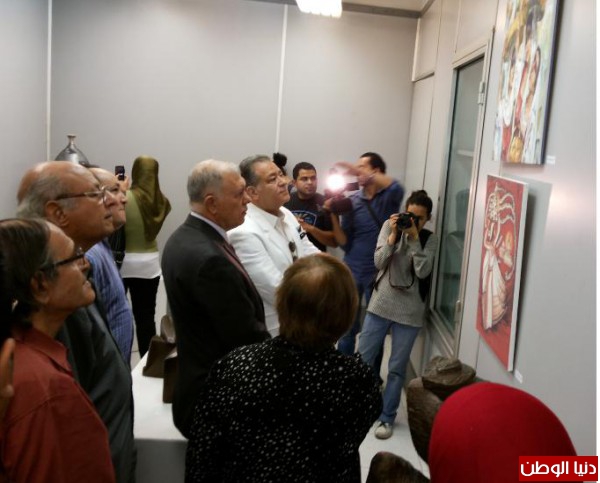 سفارة فلسطين بالقاهرة تقيم معرض "الفن مقاومة" إحياءا لذكرى النكبة
