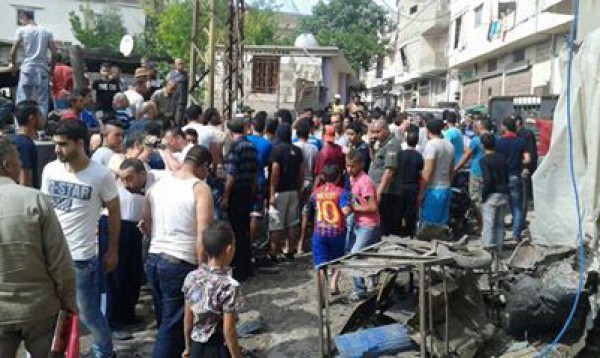 صور:نجاة مسئول عسكري في فتح بانفجار عبوة ناسفة في مخيم عين الحلوة