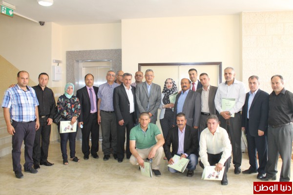 محافظ سلفيت يستقبل مدراء العلاقات العامة في جهاز الامن الوقائي
