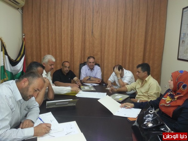 اللجنة الاقليمية للتنظيم والتخطيط العمراني في محافظة قلقيلية تعقد جلستها السادسة لهذا العام