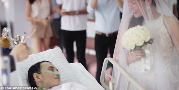 نهاية مؤلمة مثل الروايات.. عاشق يتزوج حبيبته قبل وفاته بـ10 ساعات