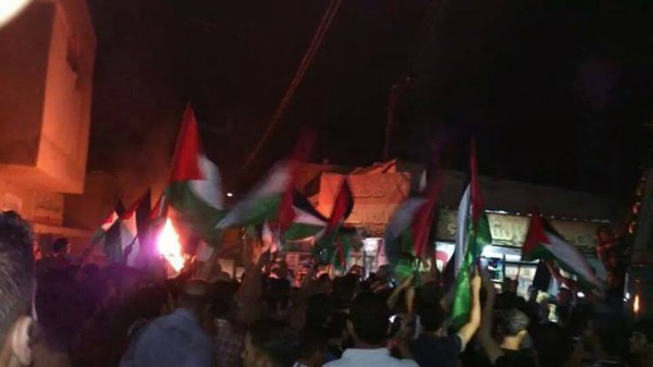 تظاهرة في العاصمة الأردنية عمان تضامنا مع غزة وتنديدا بالعدوان الإسرائيلي المتواصل عليها