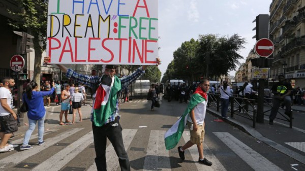 تظاهرات جديدة تضامنا مع غزة في فرنسا وانتشار امني في باريس