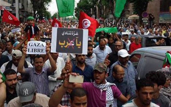 المرزوقي يدعو التونسيين للخروج في الشوارع نصرة غزة