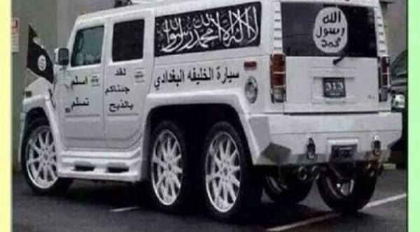 شاهد: سيارة "خليفة المسلمين" أبو بكر البغدادي