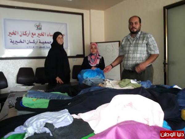 جمعية أركان الخيرية توزع مساعدات اغاثية طارئة لمتضرري العدوان في قطاع غزة