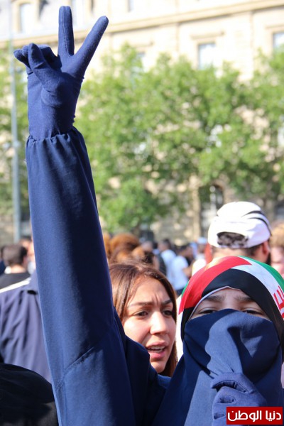اصابة واعتقال العشرات خلال مظاهرة باريس