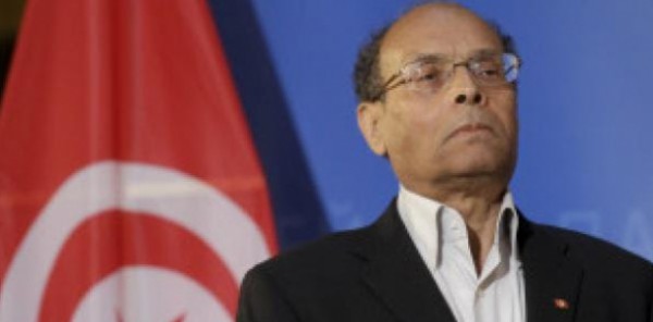 الرئيس التونسي المرزوقى يدعم غزة بهتافات مسيئة للسيسي