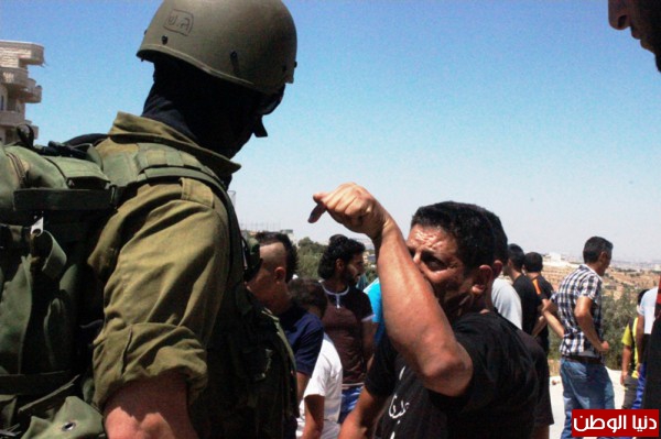 اصابة العشرات جراء قمع قوات الاحتلال مسيرة المعصرة