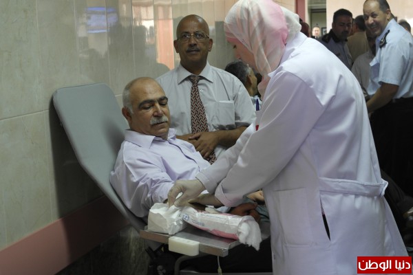 طوباس: اطلاق حملة تبرع بالدم لصالح جرحى العدوان الاسرائيلي على قطاع غزة