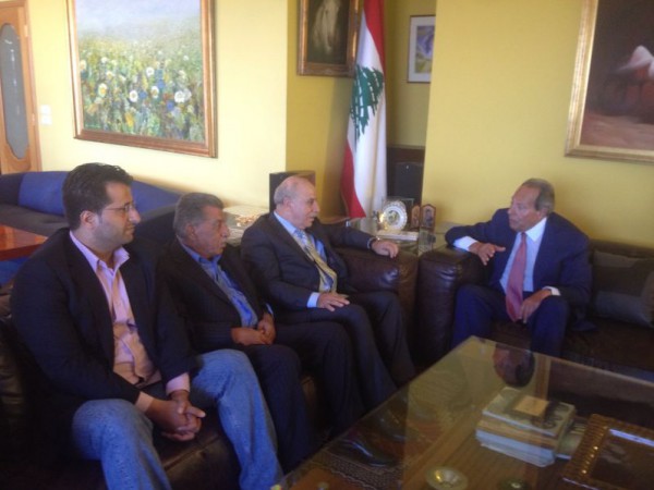 الديمقراطية تلتقي الرئيس اللبناني اميل لحود وتعرض معه التطورات
