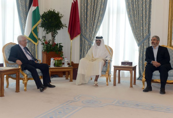 الرئيس يلتقي مشعل وامير قطر ظهر اليوم للمرة الثانية : آخر مباحثات التهدئة وجهود وقف العدوان ..