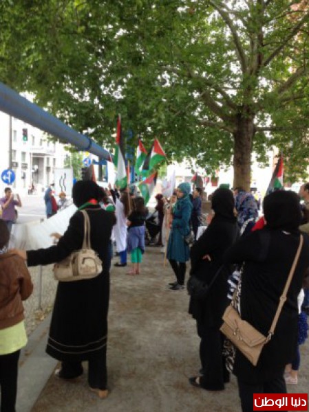 فعاليات مدينة برلين في الألمانية تضامنا مع غزة