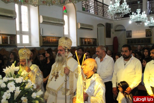 قداس احتفالي في كنيسة الروم الارثوذكس في يافا