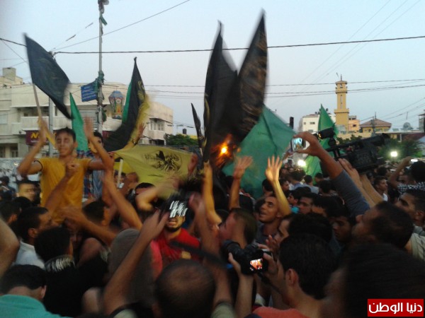 صور الاحتفال بالنصر في قطاع غزة