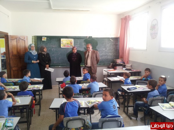 مدير التربية والتعليم في محافظة قلقيلية يتفقد المدارس الحكومية في المحافظة