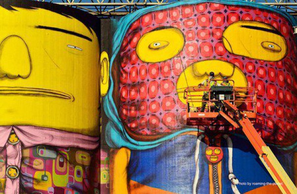 توأمان برازيليان حَوَّلَا جدران الصوامع إلى لوحات فنية رائعة