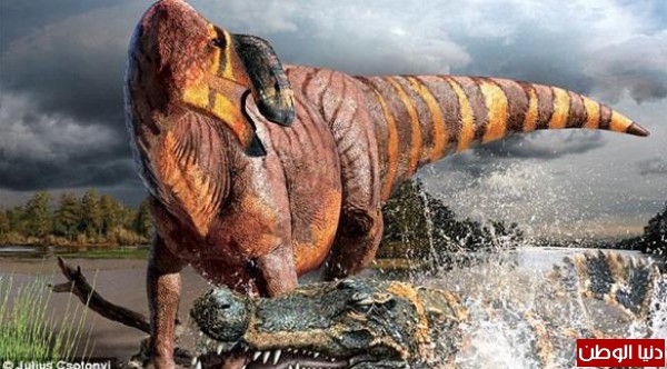 اكتشاف ديناصور بوزن شاحنة وأنف بطة "بالصدفة"