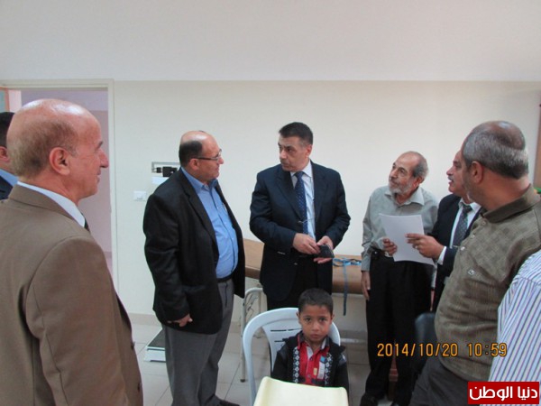 زيارة معالي رئيس سلطة الطاقة  لمؤسسة فلسطين المستقبل للطفولة مركز الشلل الدماغي
