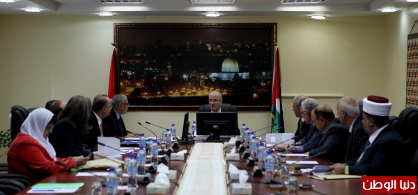 مجلس الوزراء يدعو الإدارة الأمريكية إلى دعم المسعى الفلسطيني لإنهاء الإحتلال