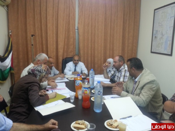 اللجنة الاقليمية للتنظيم والتخطيط العمراني في محافظة قلقيلية تعقد جلستها العاشرة لهذا العام