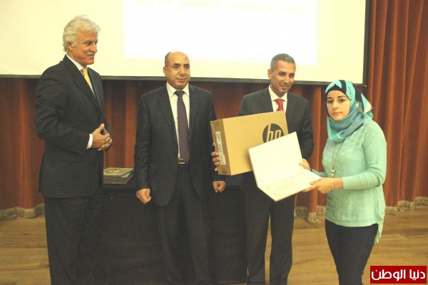 جامعة فلسطين التقنية - خضوري تكرم الطلبة الفائزين في أولمبياد الرياضيات الفلسطيني للعام 2014