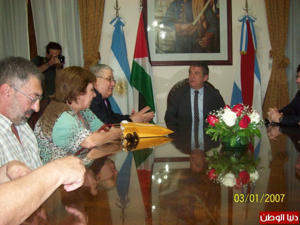 سفارة دولة فلسطين لدى الأرجنتين تواصل فعالياتها التضامنية في ولاية انتري ريوس