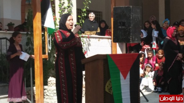 مدرسة سامي القبج إختتمت يوما من نجومها المُضيئة لمعرض التراث الفلسطيني