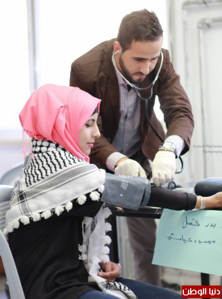 يوم طبي في كلية فلسطين التقنية رام الله للبنات