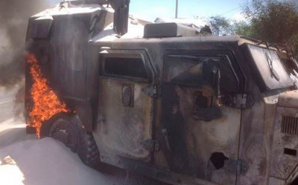 إصابة 7 جنود في تفجير مدرعة بشمال سيناء