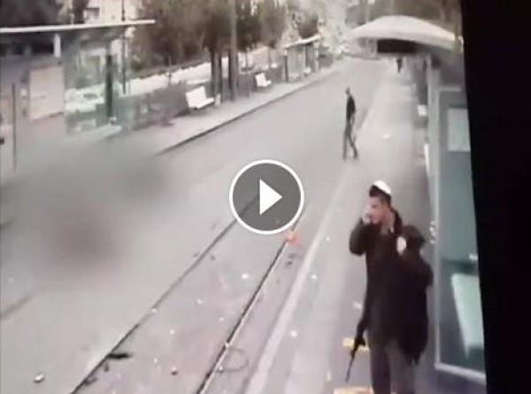 شاهد بالفيديو.. عملية الدهس في القدس .. لحظة بـ لحظة