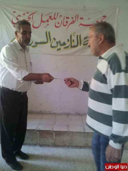 الفرقان تساهم بصرف طلبات فاتورة الاستشفاء للنازحين لشهر 10/2014