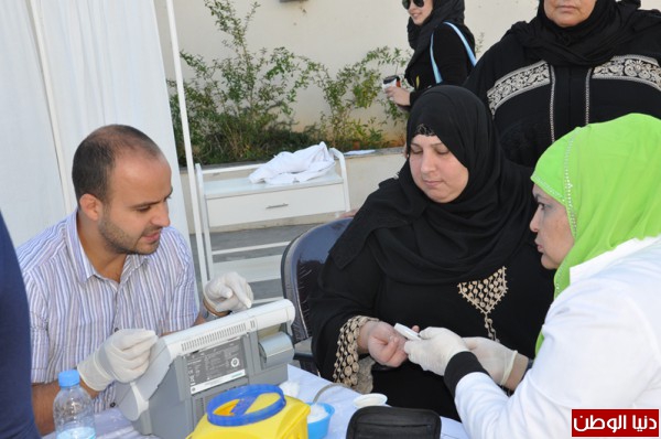 حملة فحص سكري في مركز د.نزيه البزري للرعاية الصحية التابع لجمعية المواساة