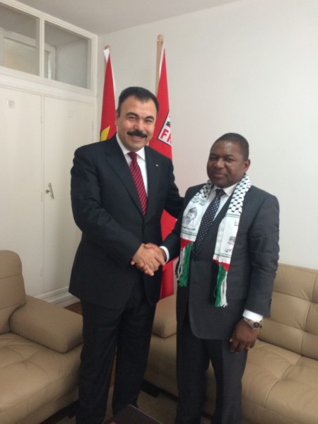 الرئيس الموزمبيقي يؤكد على دعم بلاده لحقوق الشعب الفلسطيني