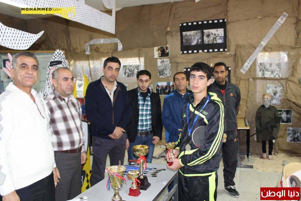 حركة فتح تنظم بطولة الشهيد الخالد أبو عمار لكرة الطاولة لمدارس قلقيلية