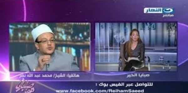 بالفيديو: ريهام سعيد تغلق الهاتف في وجه الشيخ ميزو