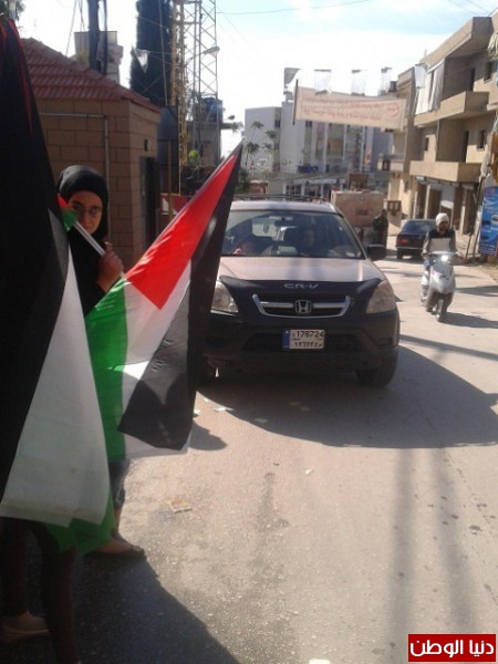 حملة العلم الفلسطيني في مخيمي الرشيدية وبرج الشمالي