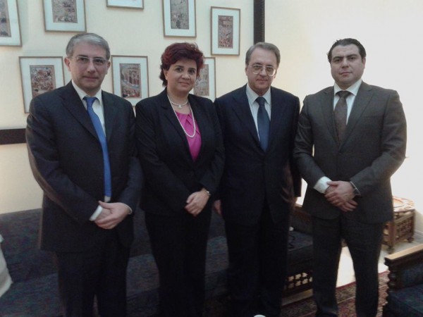 وفد من تيار "بناء الدولة السورية" يلتقي نائب وزير الخارجية الروسي ميخائيل بوغدانوف في بيروت